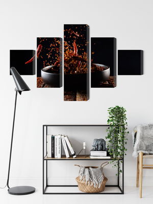 Ljuddämpande tavla - Cayenne pepper in flight