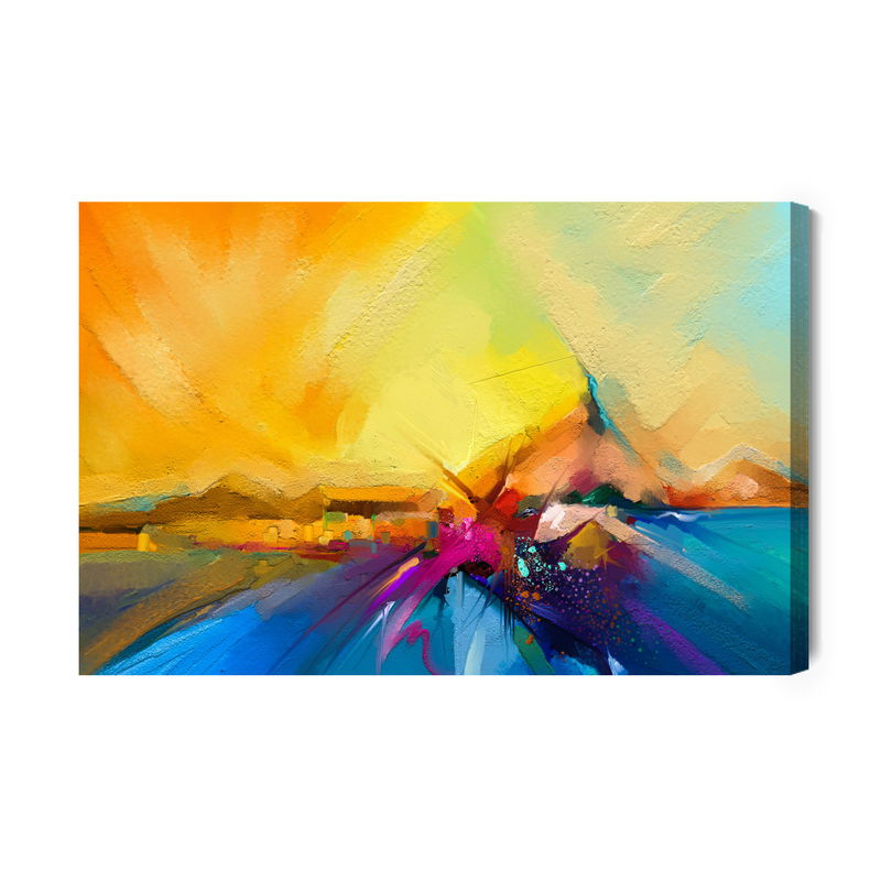 Ljuddämpande tavla - Abstract boat in the water