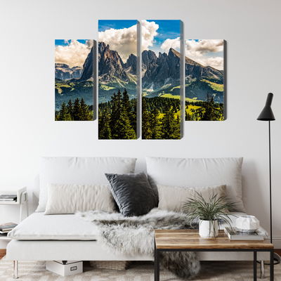 Ljuddämpande tavla - View of the italian