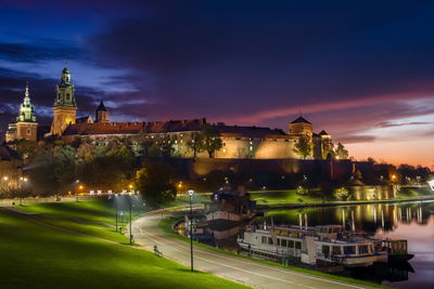 Ljuddämpande tavla - Wawel royal castle at sunrise