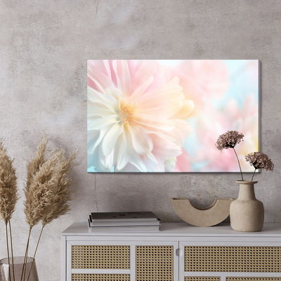 Ljuddämpande tavla - Pastel peonies