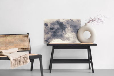 Ljuddämpande tavla - Abstract dark clouds