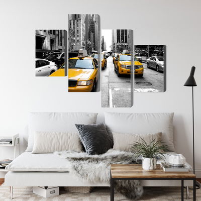 Ljuddämpande tavla - Taxis in New York