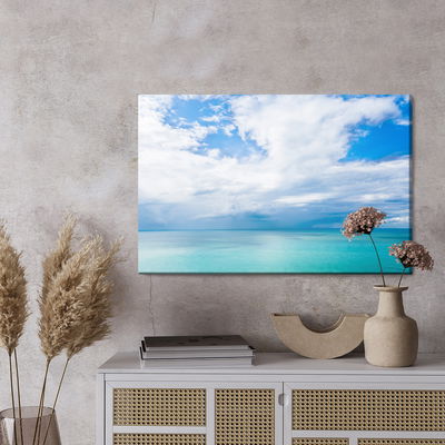 Ljuddämpande tavla - Azure sea and sky