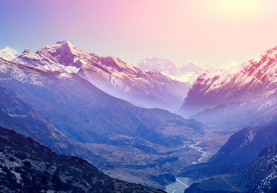 Ljuddämpande tavla - Amazing mountain country