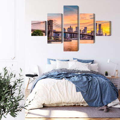 Ljuddämpande tavla - New York city panoramic