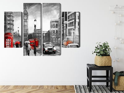 Ljuddämpande tavla - London street view