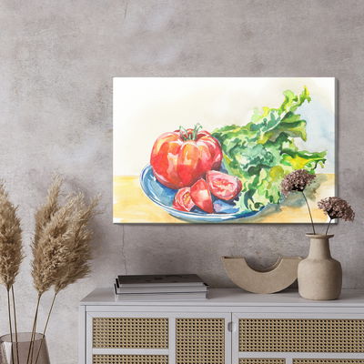 Ljuddämpande tavla - Tomato with lettuce