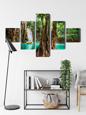 Ljuddämpande tavla - Erawan waterfalls