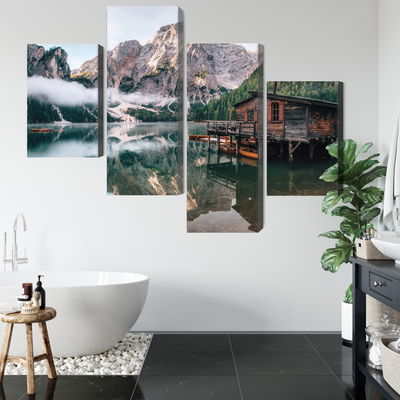 Ljuddämpande tavla - A cottage on the italian