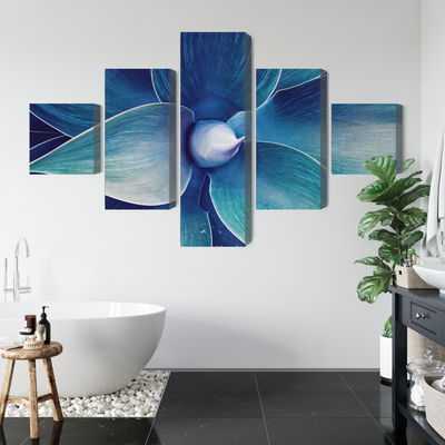 Ljuddämpande tavla - Top view of the plant