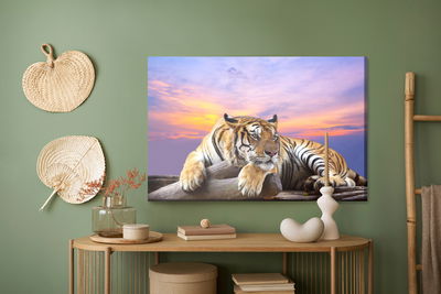 Ljuddämpande tavla - Tiger resting