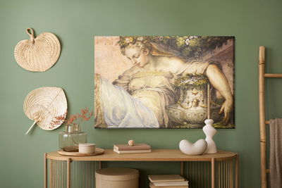 Ljuddämpande tavla - Pensive young woman