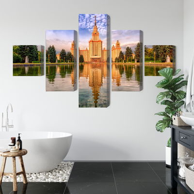 Ljuddämpande tavla - View of the building