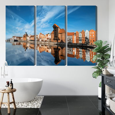 Ljuddämpande tavla - Panorama of gdansk