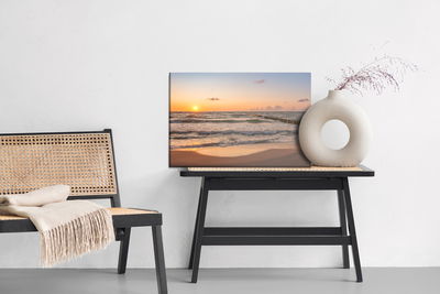 Ljuddämpande tavla - Low tide on the baltic sea