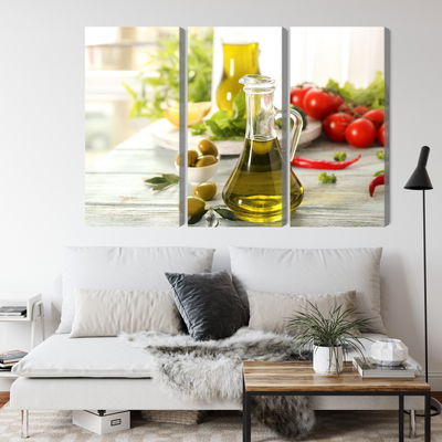 Ljuddämpande tavla - Jug with fresh oil