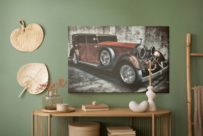 Ljuddämpande tavla - Old vehicle