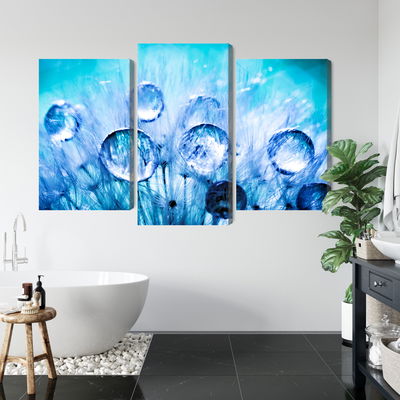 Ljuddämpande tavla - Dew drops on dandelion seeds