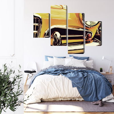 Ljuddämpande tavla - The front of a vintage car