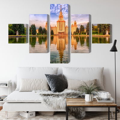 Ljuddämpande tavla - View of the building