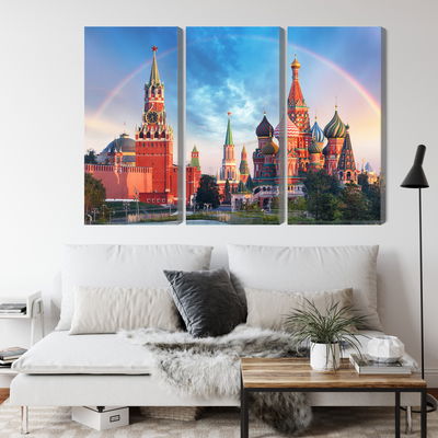 Ljuddämpande tavla - Panorama of the red square