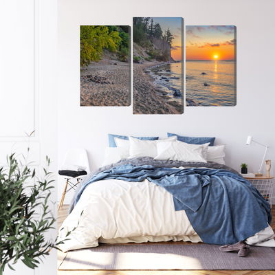 Ljuddämpande tavla - Sunset on the baltic sea