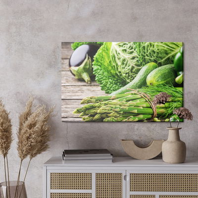 Ljuddämpande tavla - Bunch of green vegetables
