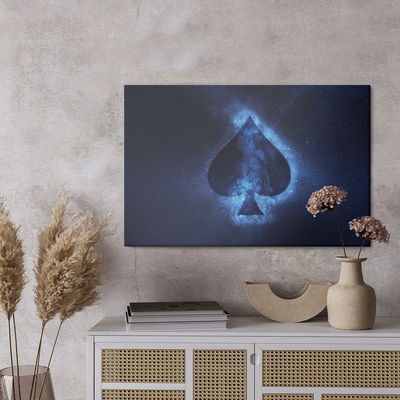 Ljuddämpande tavla - Abstract symbol of spades