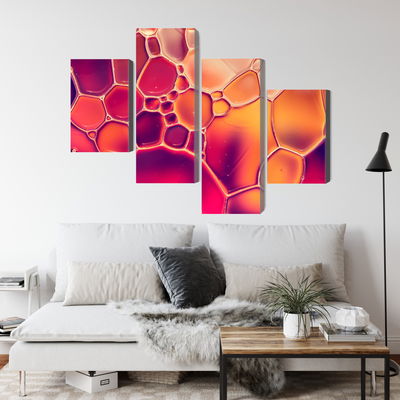 Ljuddämpande tavla - Water drops on a macro scale