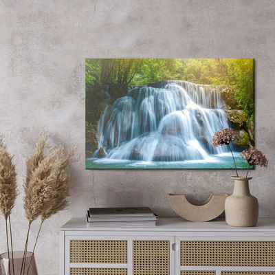 Ljuddämpande tavla - Waterfall in the middle