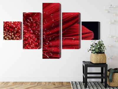 Ljuddämpande tavla - Flower petals on a macro