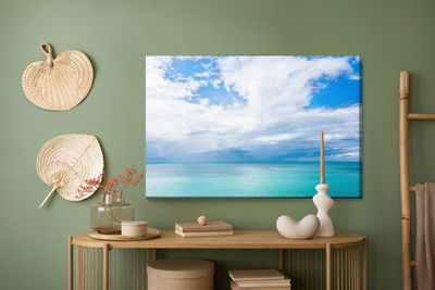 Ljuddämpande tavla - Azure sea and sky