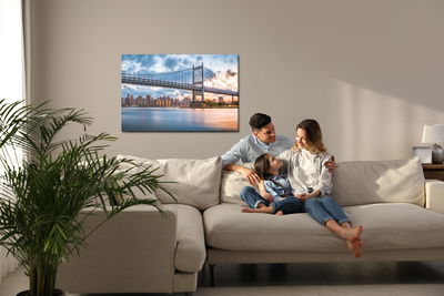 Ljuddämpande tavla - Bridge in New York