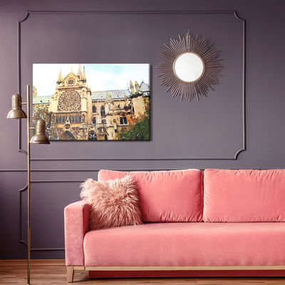 Ljuddämpande tavla - Notre dame cathedral as