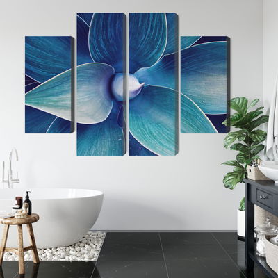 Ljuddämpande tavla - Top view of the plant