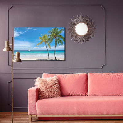 Ljuddämpande tavla - Island in the tropical sea