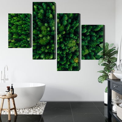 Ljuddämpande tavla - Aerial view of the green