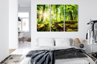 Ljuddämpande tavla - Rays of the sun in the 3d