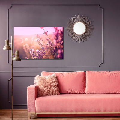 Ljuddämpande tavla - Lavender flowers in the sun