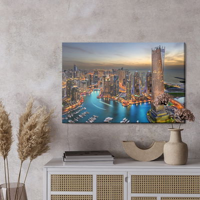 Ljuddämpande tavla - Dubai skyline