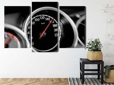 Ljuddämpande tavla - Car speedometer
