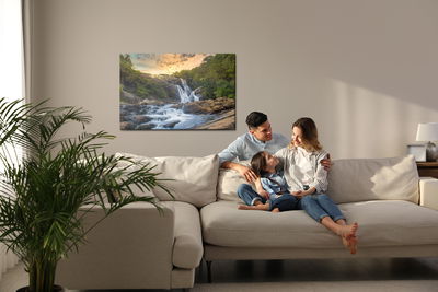 Ljuddämpande tavla - Baker's waterfalls in sri