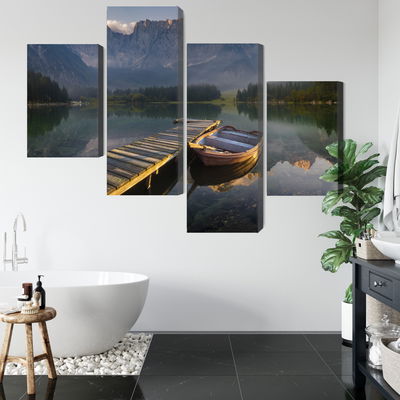 Ljuddämpande tavla - Wooden bridge over