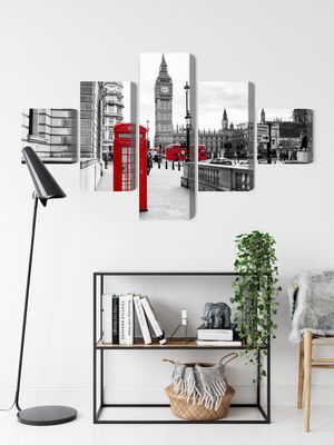 Ljuddämpande tavla - London telephone booth