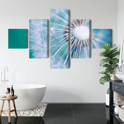 Ljuddämpande tavla - Dandelion on a macro scale