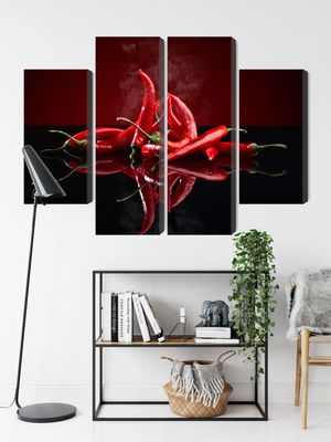 Ljuddämpande tavla - Red chili peppers