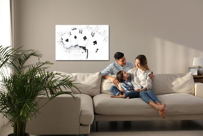 Ljuddämpande tavla - Aces from the deck