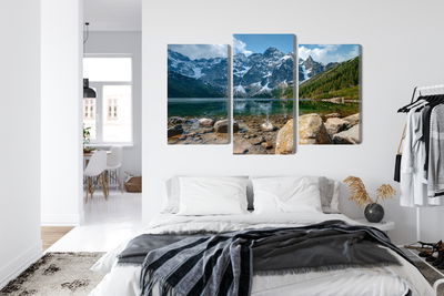 Ljuddämpande tavla - Morskie oko in the tatras 3d