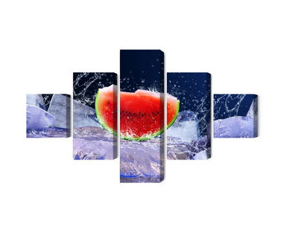 Ljuddämpande tavla - Watermelon on ice